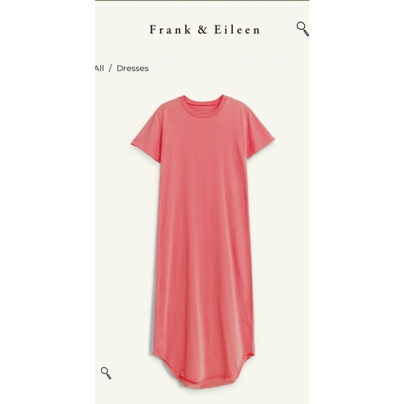 New Frank & Eileen Passion Fruit Maxi Tee Dress Size M - Picture 5 of 7